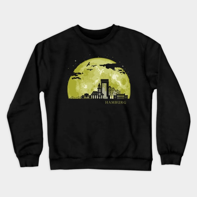 Hamburg Crewneck Sweatshirt by Nerd_art